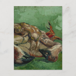 Postal Vincent van Gogh - Un cangrejo en su espalda
