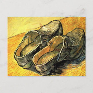 Postal Vincent van Gogh - Un par de zuecos de cuero