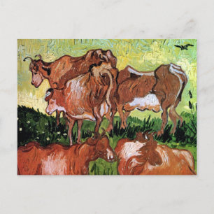 Postal Vincent Van Gogh - Vacas (Después de Jordaens) Art