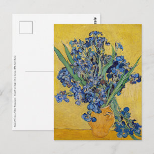 Postal Vincent van Gogh - Vase con irlandeses