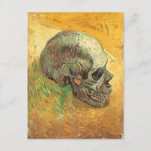 Postal Vincent van Gogh - Vida fija con cráneo