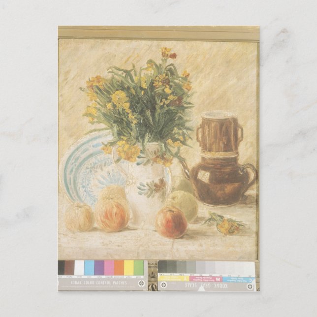 Postal Vincent van Gogh | Vida residual, 1887 (Anverso)