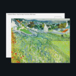 Postal Vincent van Gogh - Viñedos en Auvers<br><div class="desc">Viñedos en Auvers - Vincent van Gogh,  Óleo sobre lienzo,  1890,  Auvers</div>