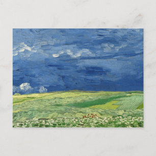 Postal Vincent van Gogh - Wheatfield under Thundernuds