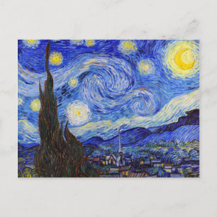 Postal Vincent Willem van Gogh, “Noche estrellada”