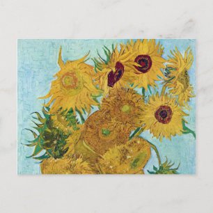 Postal Vincent Willem van Gogh , "Sunflowers"