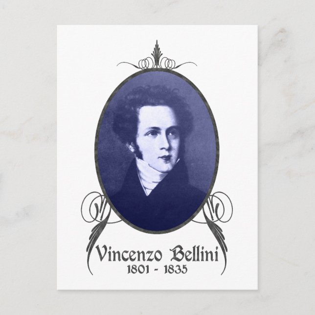 Postal Vincenzo Bellini (Anverso)