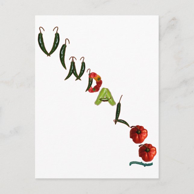 Postal Vindaloo Chili Peppers (Anverso)