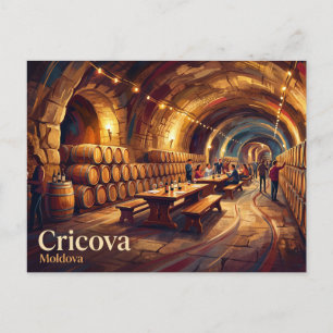 Postal Viñedo Cricova Moldavia