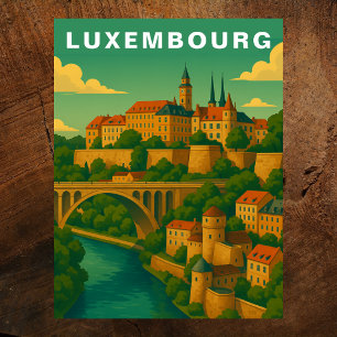 Postal Viñedo Histórico de Luxemburgo Viajes a Europa