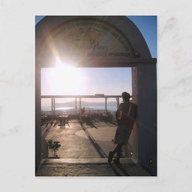 Postal Viñedos de Santo Wines (Anverso)