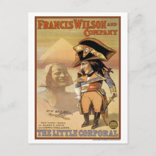 Postal Viñeta 1898 La pequeña ópera cómica corporal