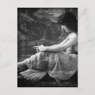 Postal Viñeta 1913 Evelyn Nesbit