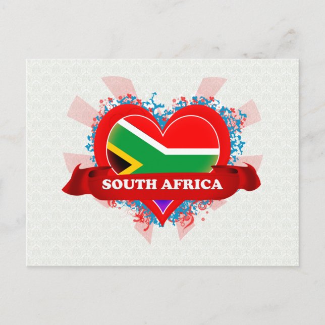 Postal Viñeta Amo Sudáfrica (Anverso)