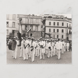 Postal Viñeta Argelia Banda de la ciudad de Philippeville