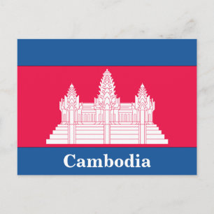 Postal Viñeta Camboya Turismo de Viajes en Bangkok