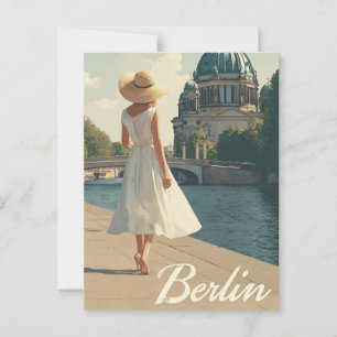 Postal Viñeta de Berlín de los años 50