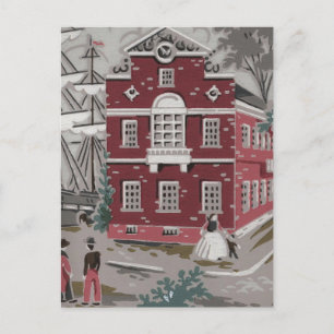 Postal Viñeta de Boston