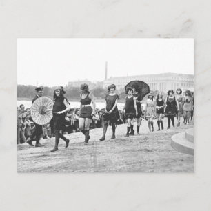 Postal Viñeta de Chicas de glamour de Beauty Show 1922