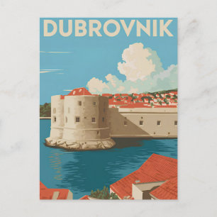 Postal Viñeta de Dubrovnik
