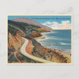 Postal Viñeta de la Carretera Costera de Oregón