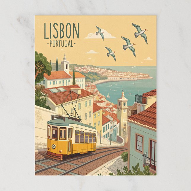 Postal Viñeta Lisboa Portugal (Subido por el creador)