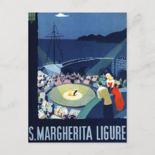 Postal Viñeta Santa Margherita Ligure Italia Turismo
