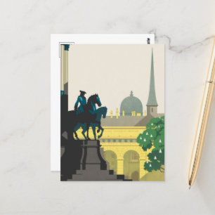 Postal Viñeta Viena Austria Viaje cuadrado de Joseph