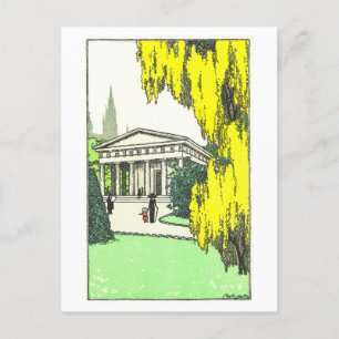 Postal Viñeta Viena Teseus Temple Postcard