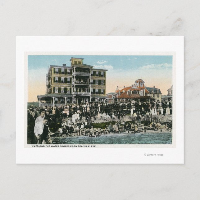 Postal Viñetería de Martha, Vista de la Avenida con Vista (Anverso)