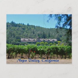 Postal Vineyard de Napa Valley California
