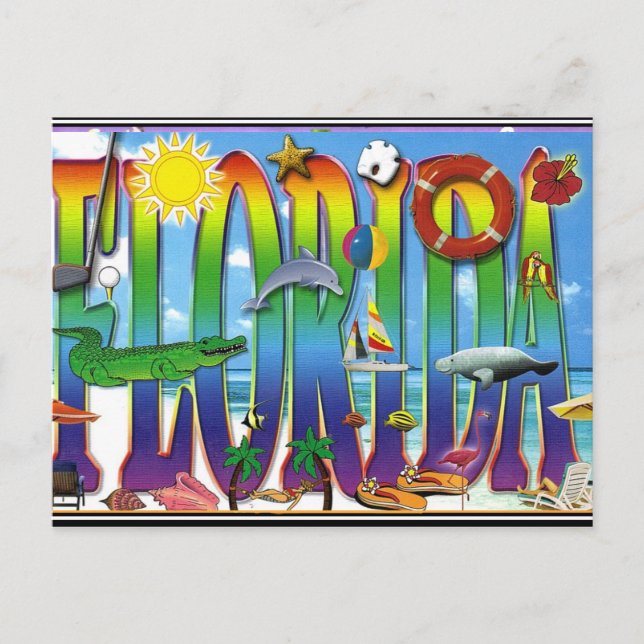 Postal vinícola de Florida (Anverso)