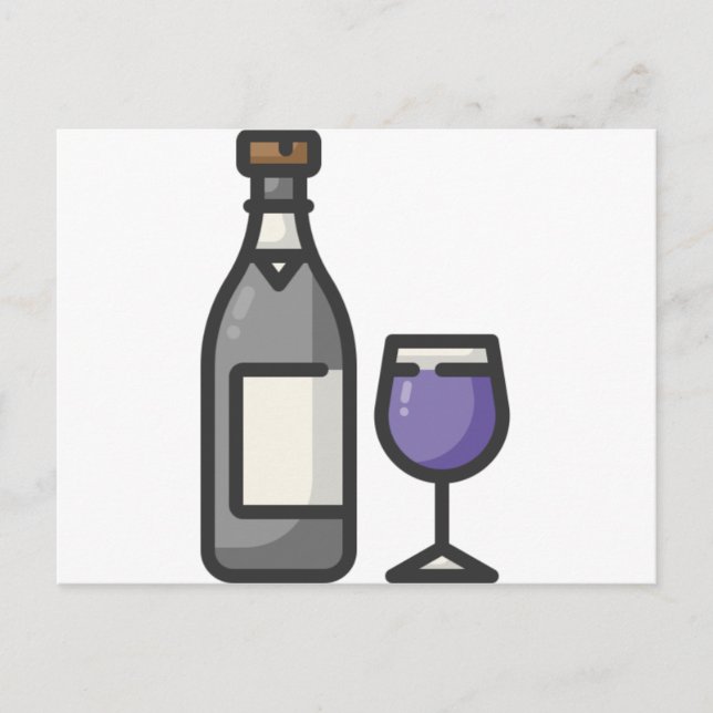 Postal vino (Anverso)