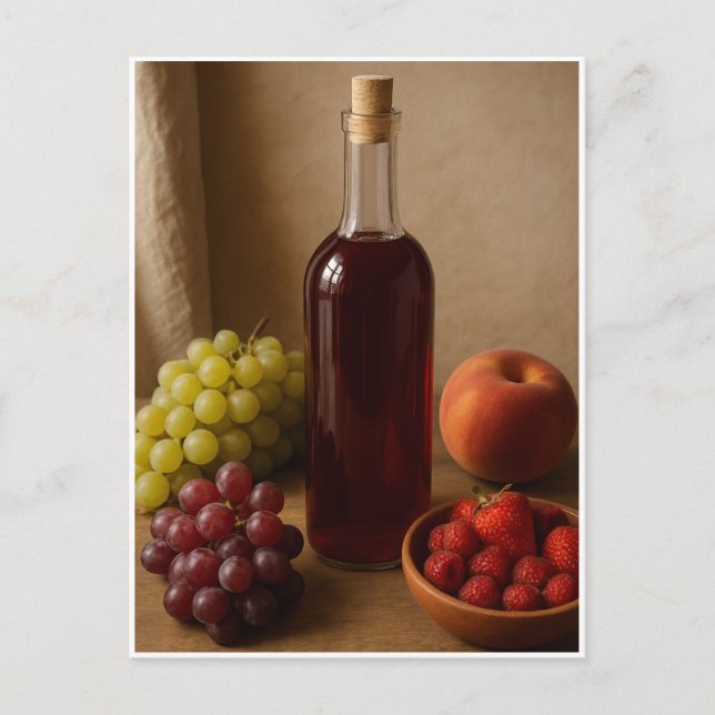 Postal Vino casero (Anverso)