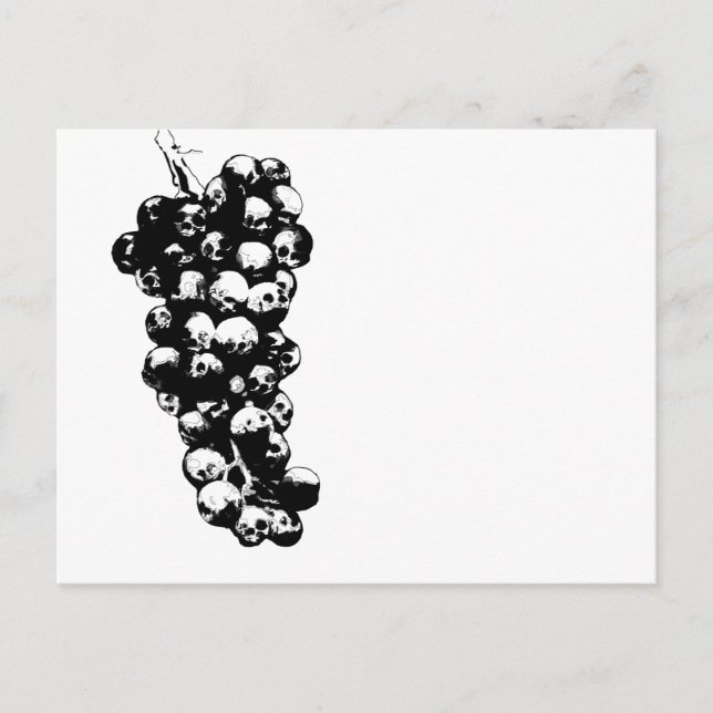 Postal vino de la muerte (Anverso)