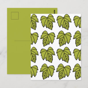 Postal Vino de uva Vine Green Lees Vines