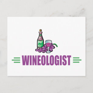 Postal Vino divertido