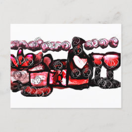Postal Vino rojo