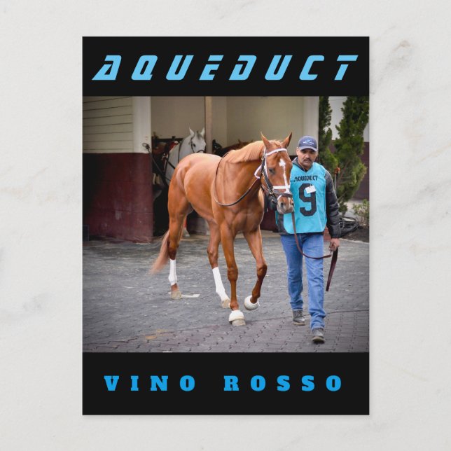 Postal Vino Rosso - Paddock (Anverso)