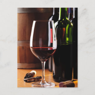 Postal Vino Tinto