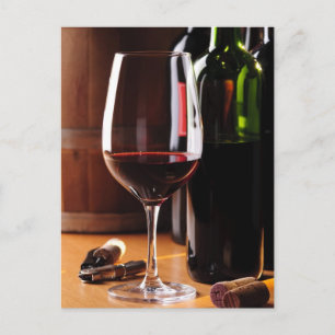 Postal Vino Tinto