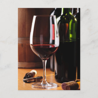 Postal Vino Tinto