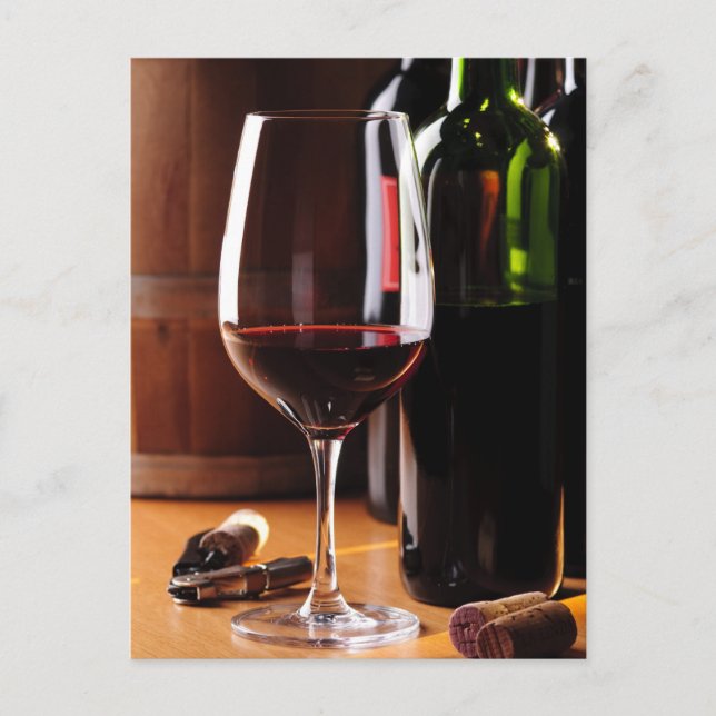 Postal Vino Tinto (Anverso)
