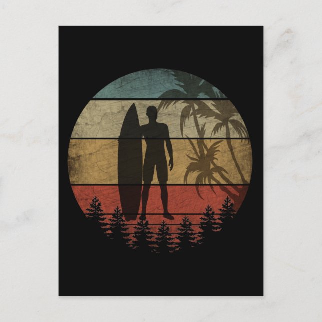 POSTAL VINTACIÓN DE SURFING (Anverso)