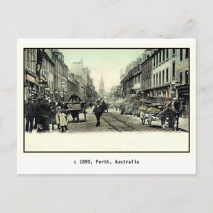 Postal Vintage 1890 Perth, Australia