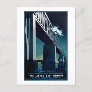 Postal Vintage 1951 Rasmussen Ferrocarriles Estatales Dan