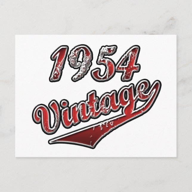 Postal Vintage 1954 (Anverso)