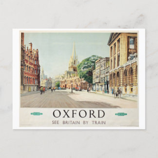 Postal Vintage 1955 Véase British By Train Travel Postcar
