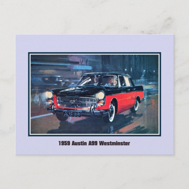 Postal Vintage 1959 Austin A99 Westminster (Anverso)