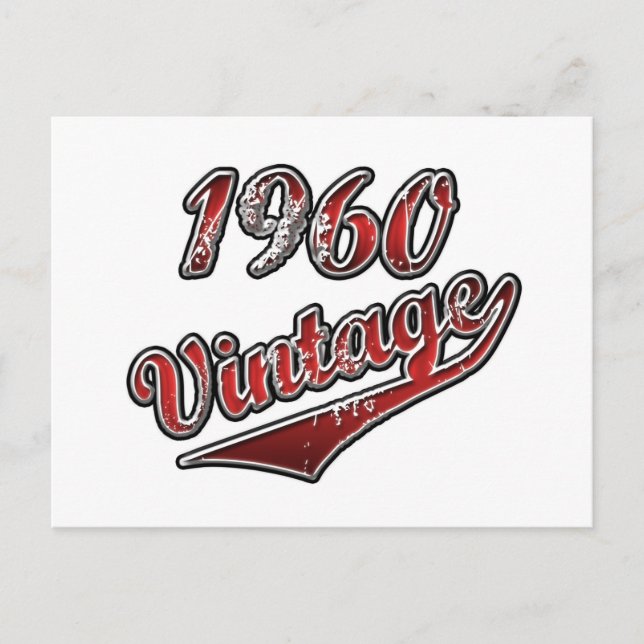 Postal Vintage 1960 (Anverso)